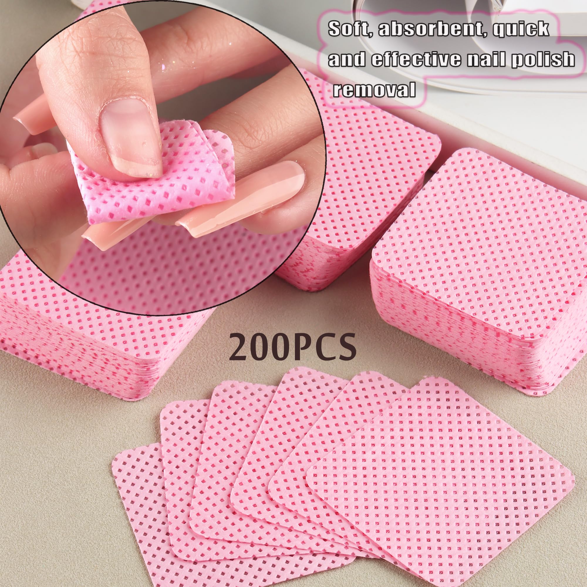 FSpronail lint-free wipes stack showing soft texture and no-shed cleaning