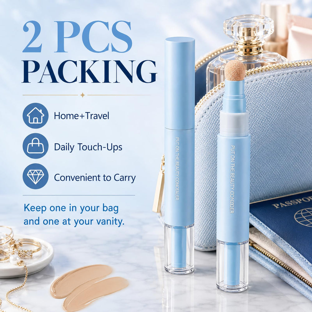 FUERHPSH pen next to everyday items showing compact, travel-friendly size
