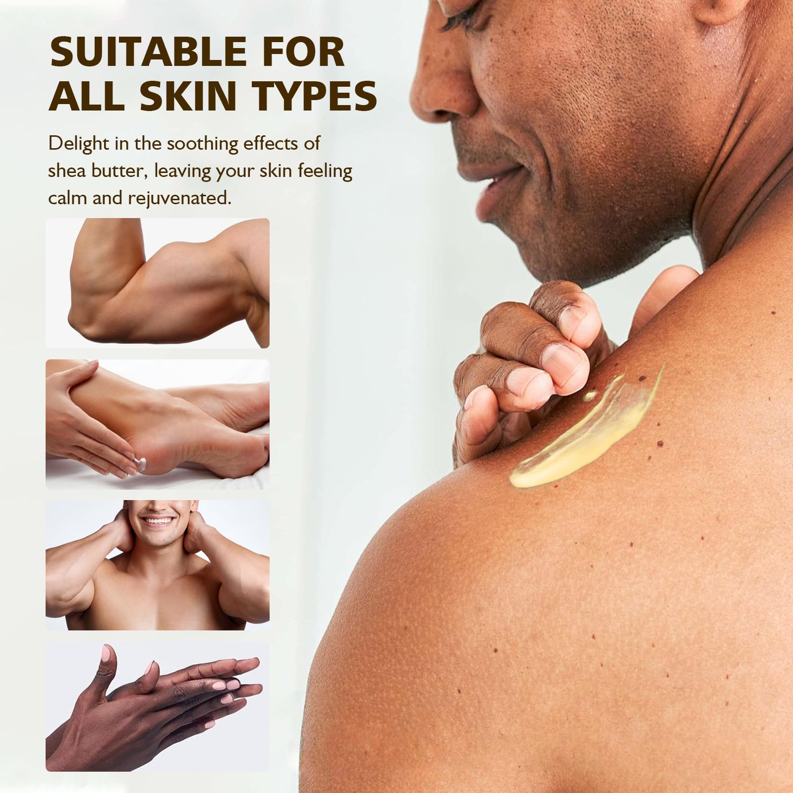 fugit used after shower on chest showing lingering fragrance and skin comfort