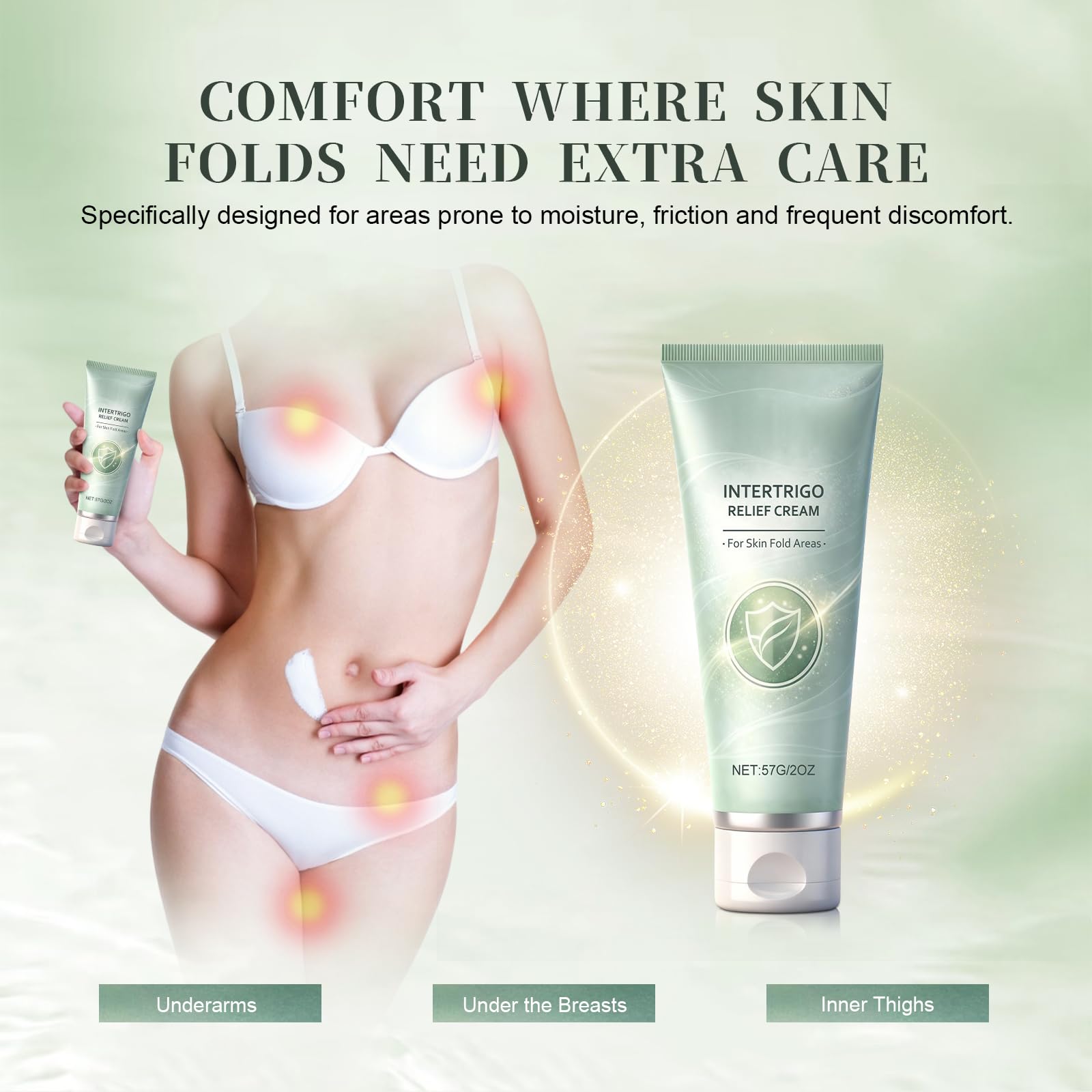 fugit ingredients label highlighting zinc oxide and undecylenic acid