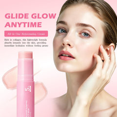fugit applying balm to neck for smoothing and glow
