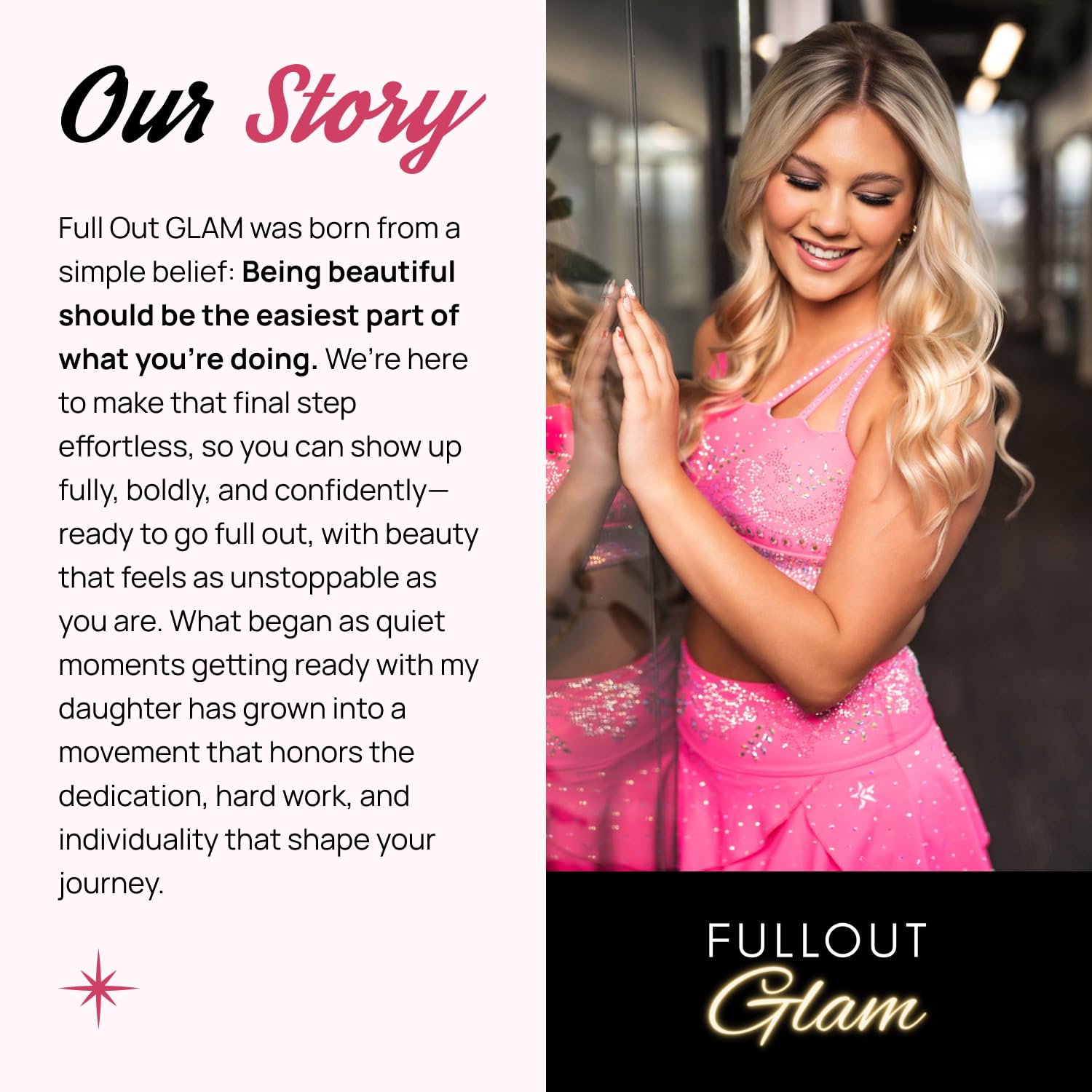 Full Out Glam liner resisting water splash to demonstrate sweat-proof hold