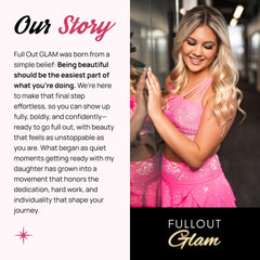 Full Out Glam liner resisting water splash to demonstrate sweat-proof hold