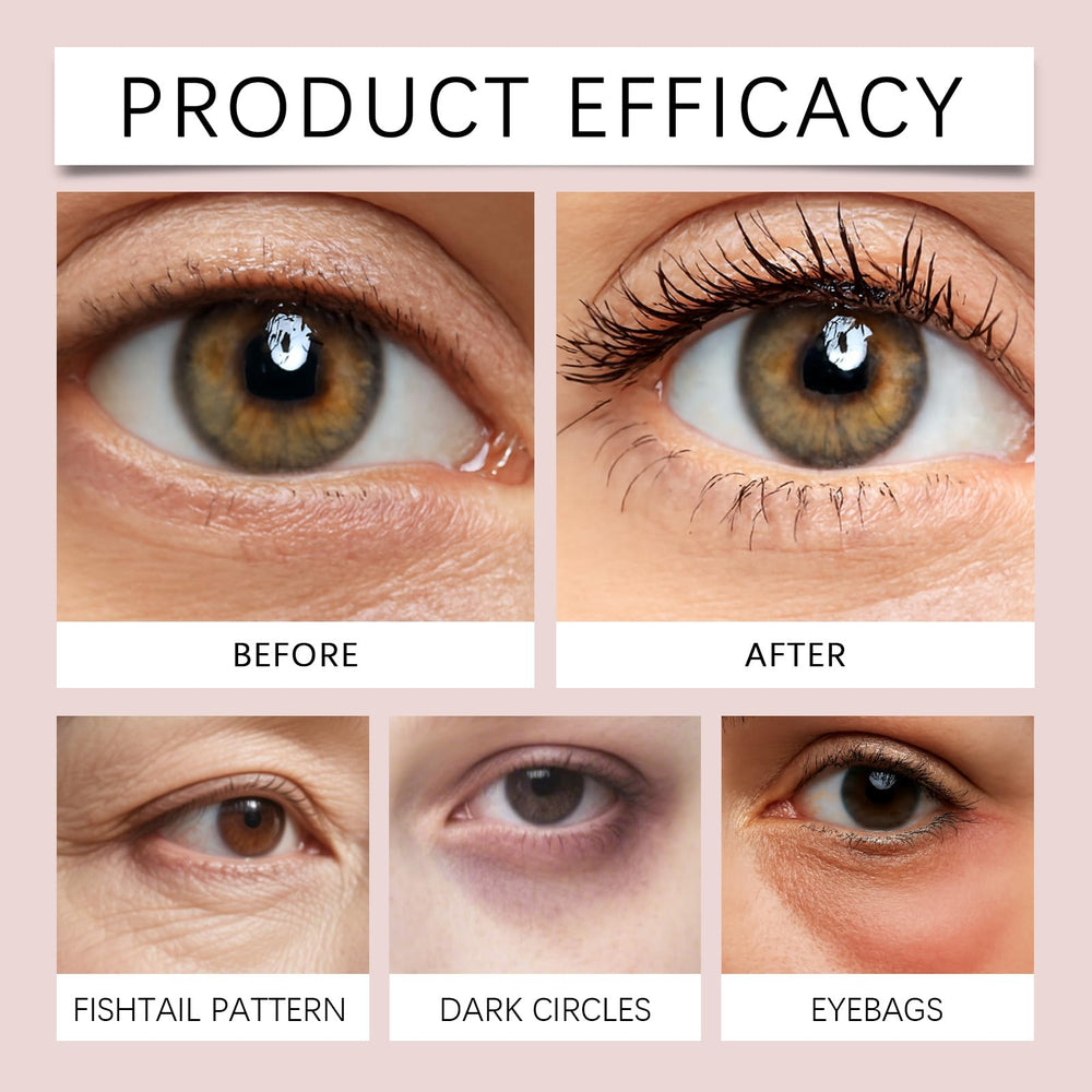 Applying FullMeet balm to the under-eye area to hydrate and reduce appearance of fine lines