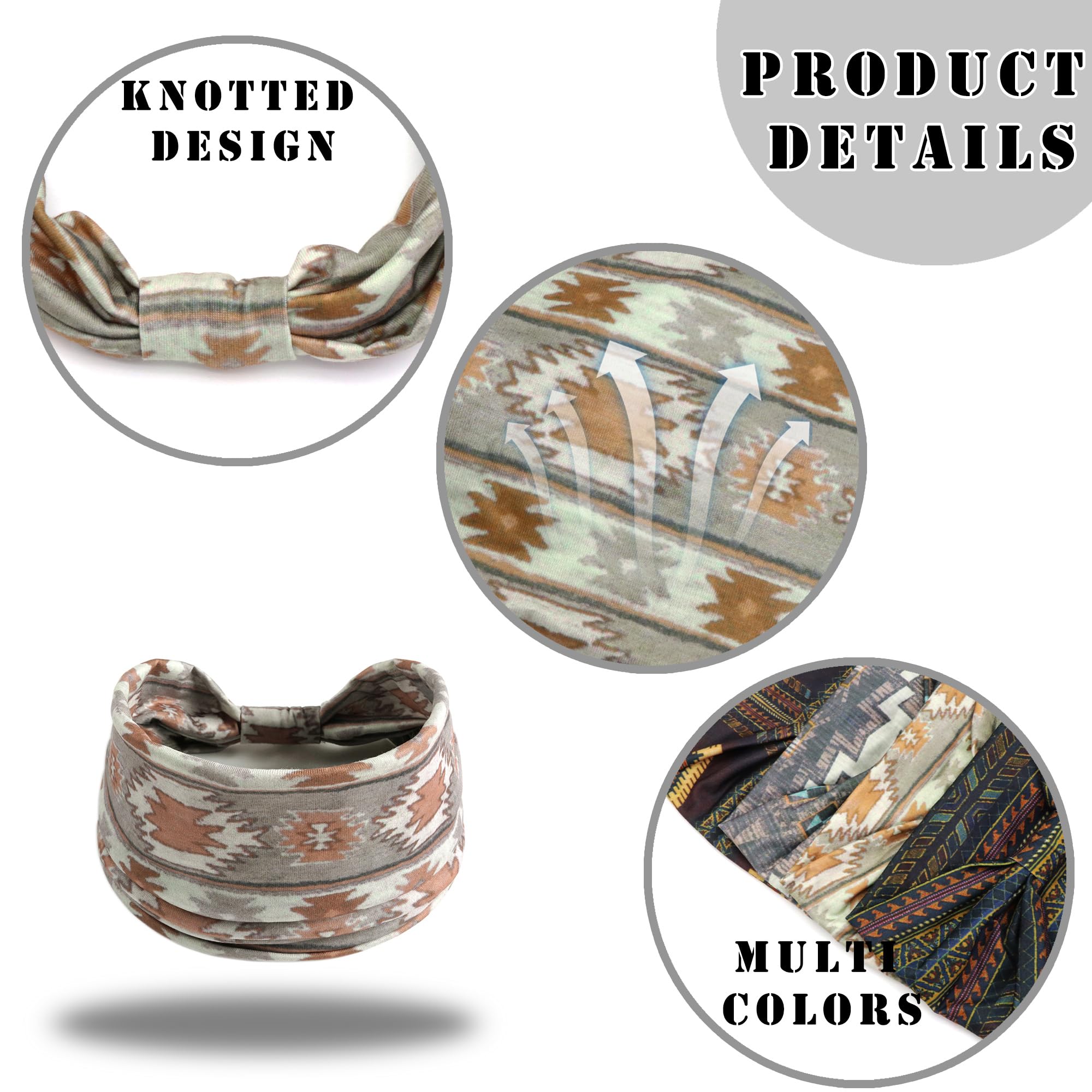 FULZTEY flat lay of all four boho colors showing matching set for outfit coordination