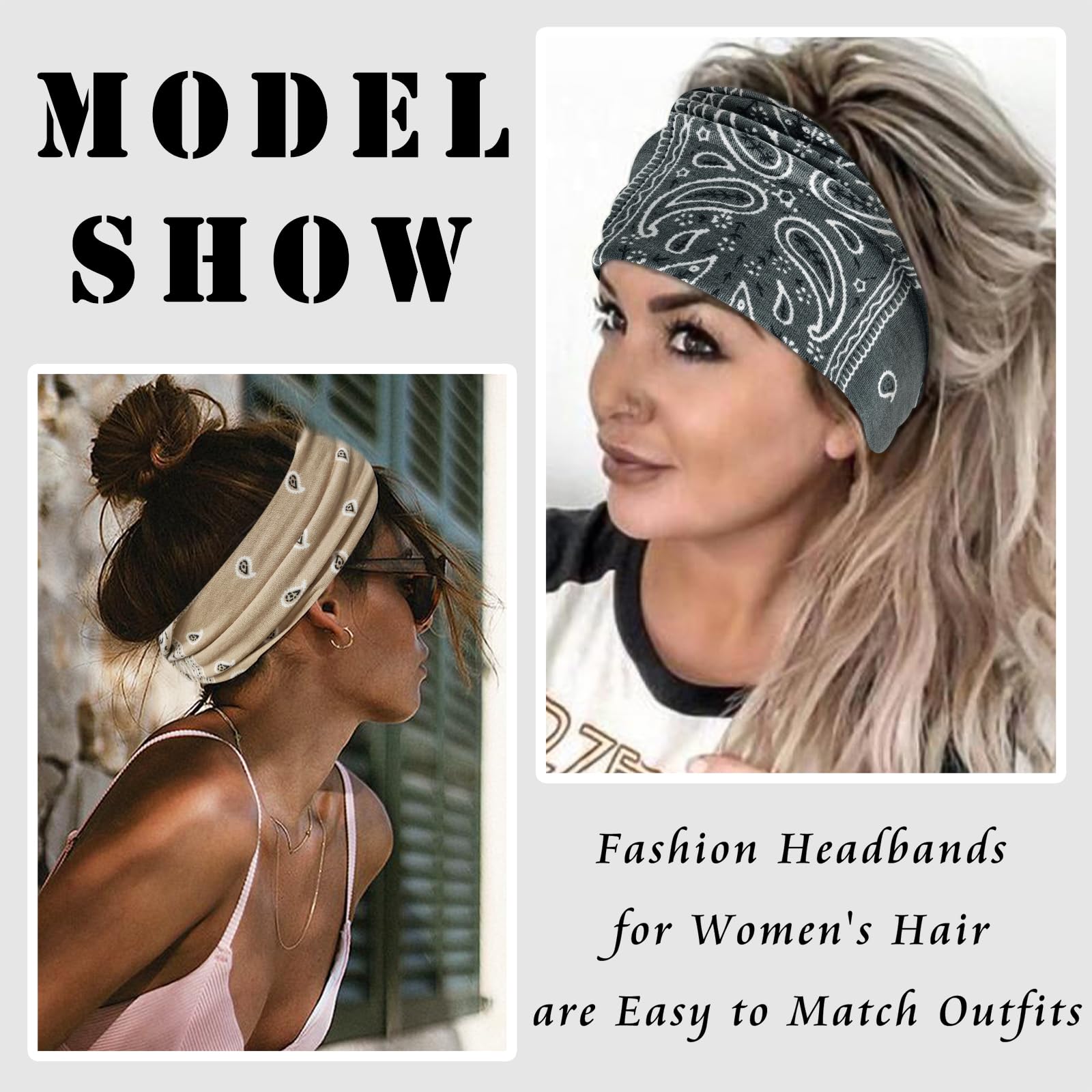 FULZTEY side profile of knotted turban band showing secure fit