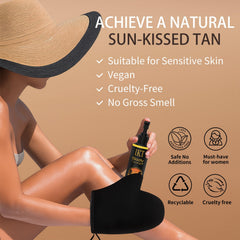 FUNAN professional application mitt displayed to ensure streak-free, even blending