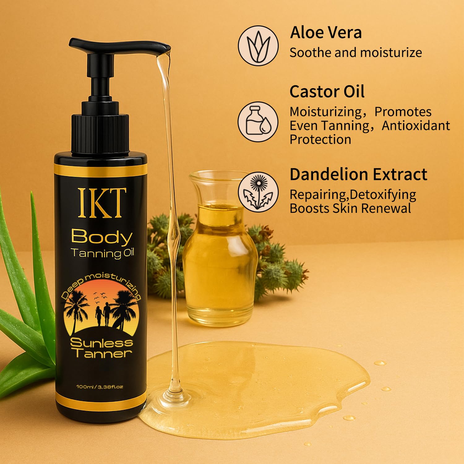 FUNAN bottle on bathroom counter suggesting easy at-home tanning routine
