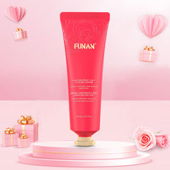 FUNAN curl definition result showing defined, bouncy curls with natural shine