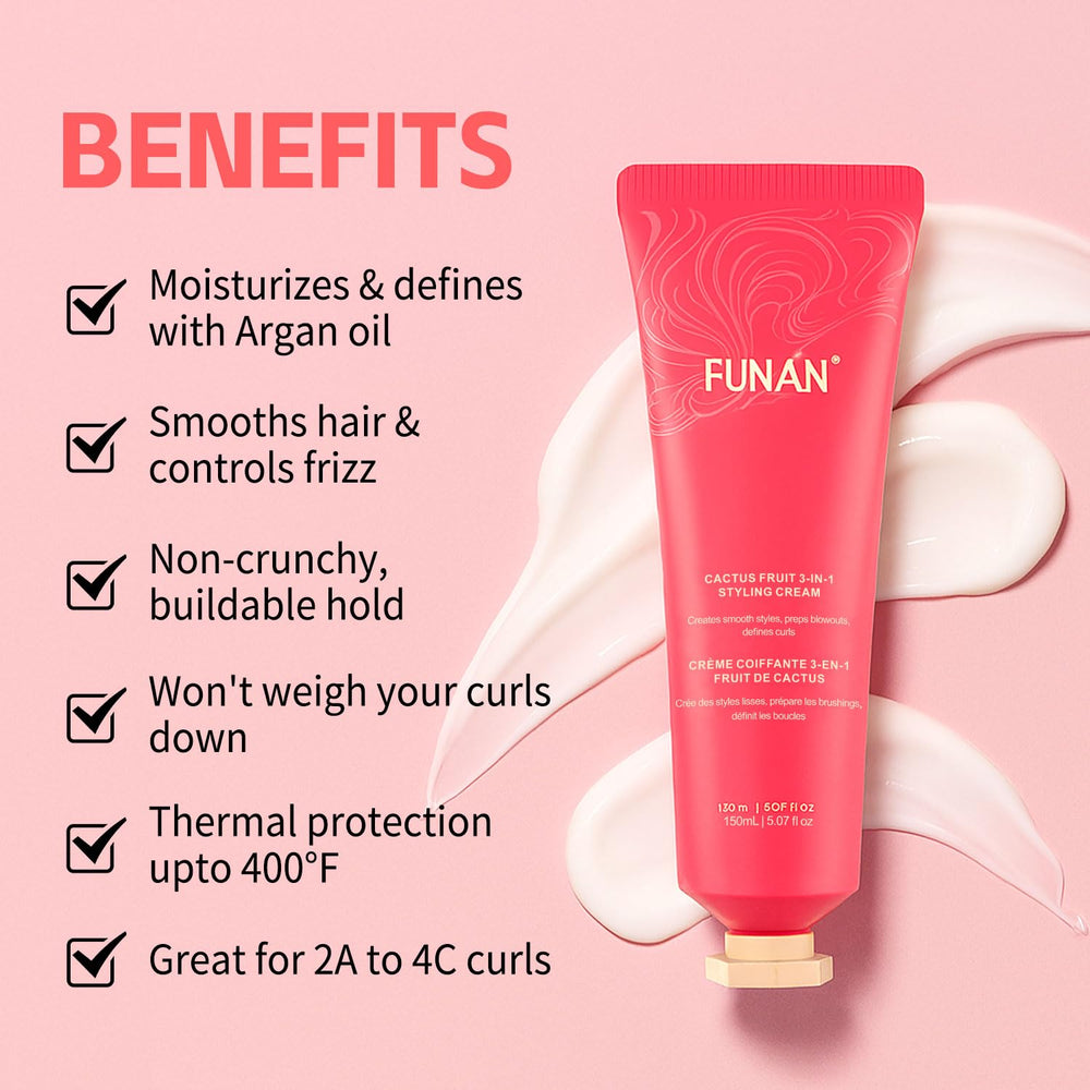 FUNAN on a bathroom shelf lifestyle shot conveying everyday styling convenience