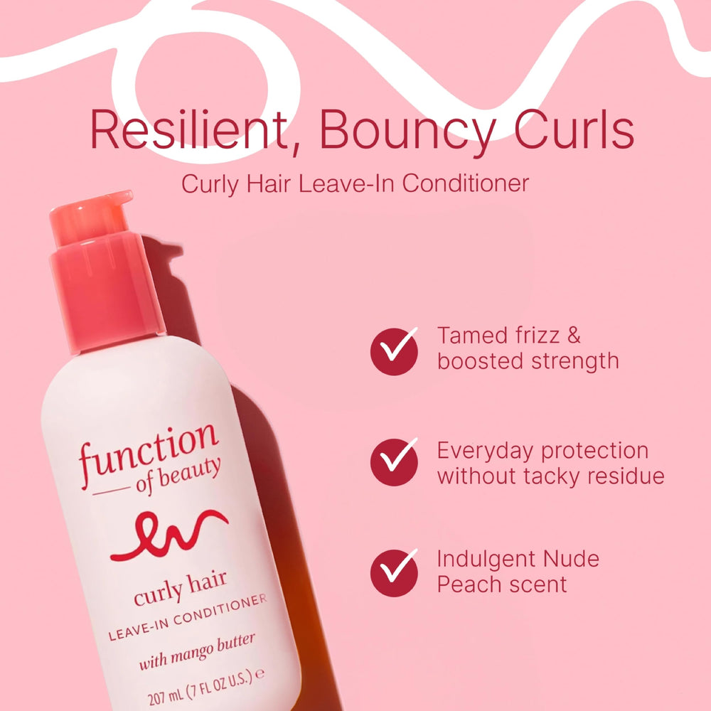 Function of Beauty pump dispensing leave-in for convenient, controlled application and less waste