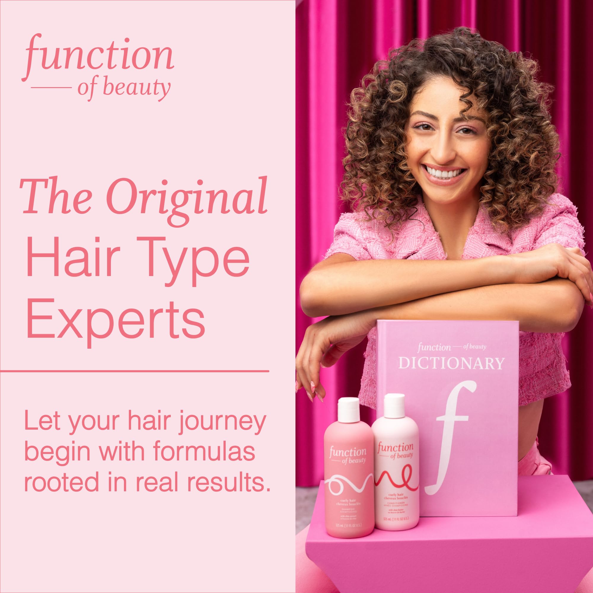 Function of Beauty shampoo and conditioner duo showcasing balanced routine benefit