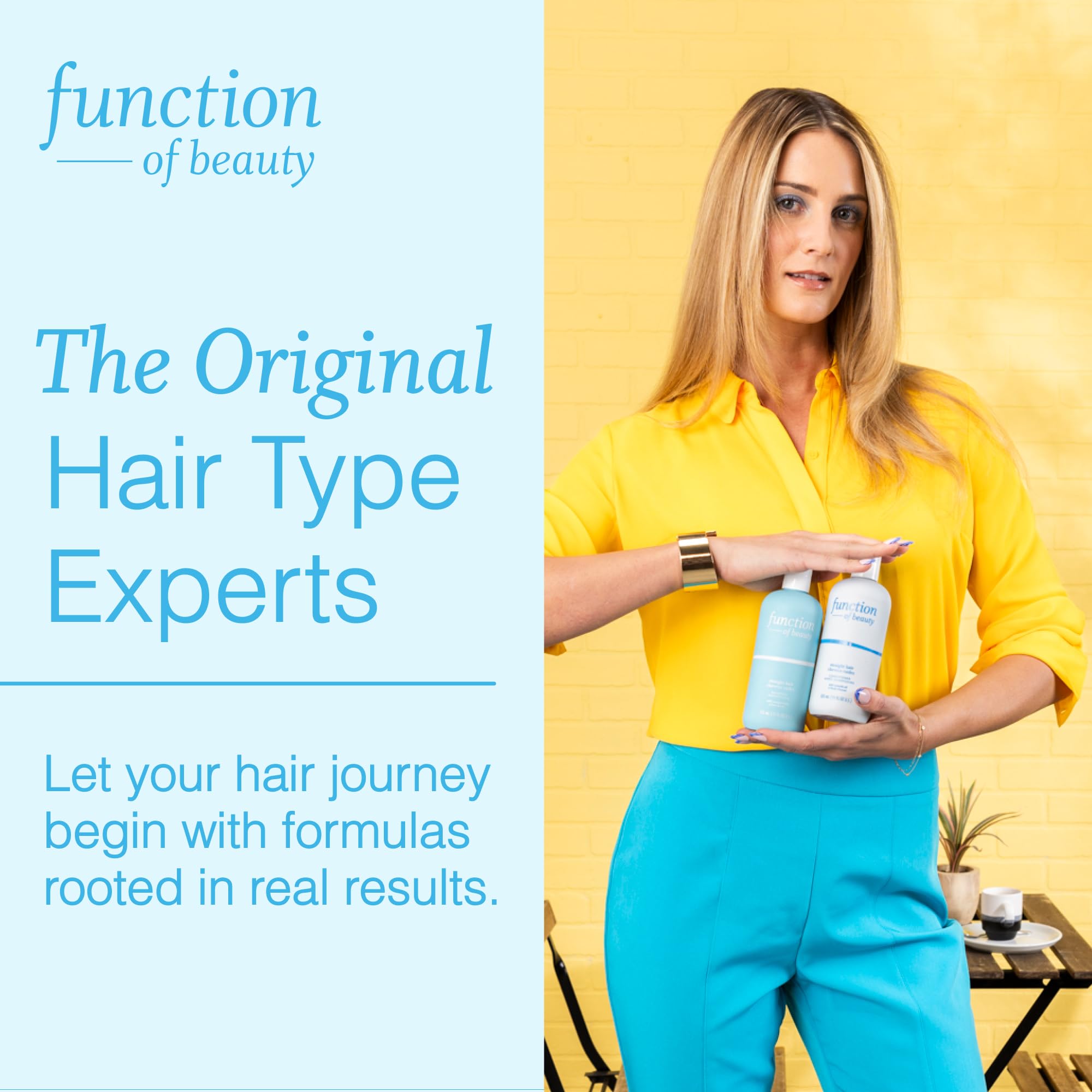 Function of Beauty label ingredients detail highlighting coconut water hydration
