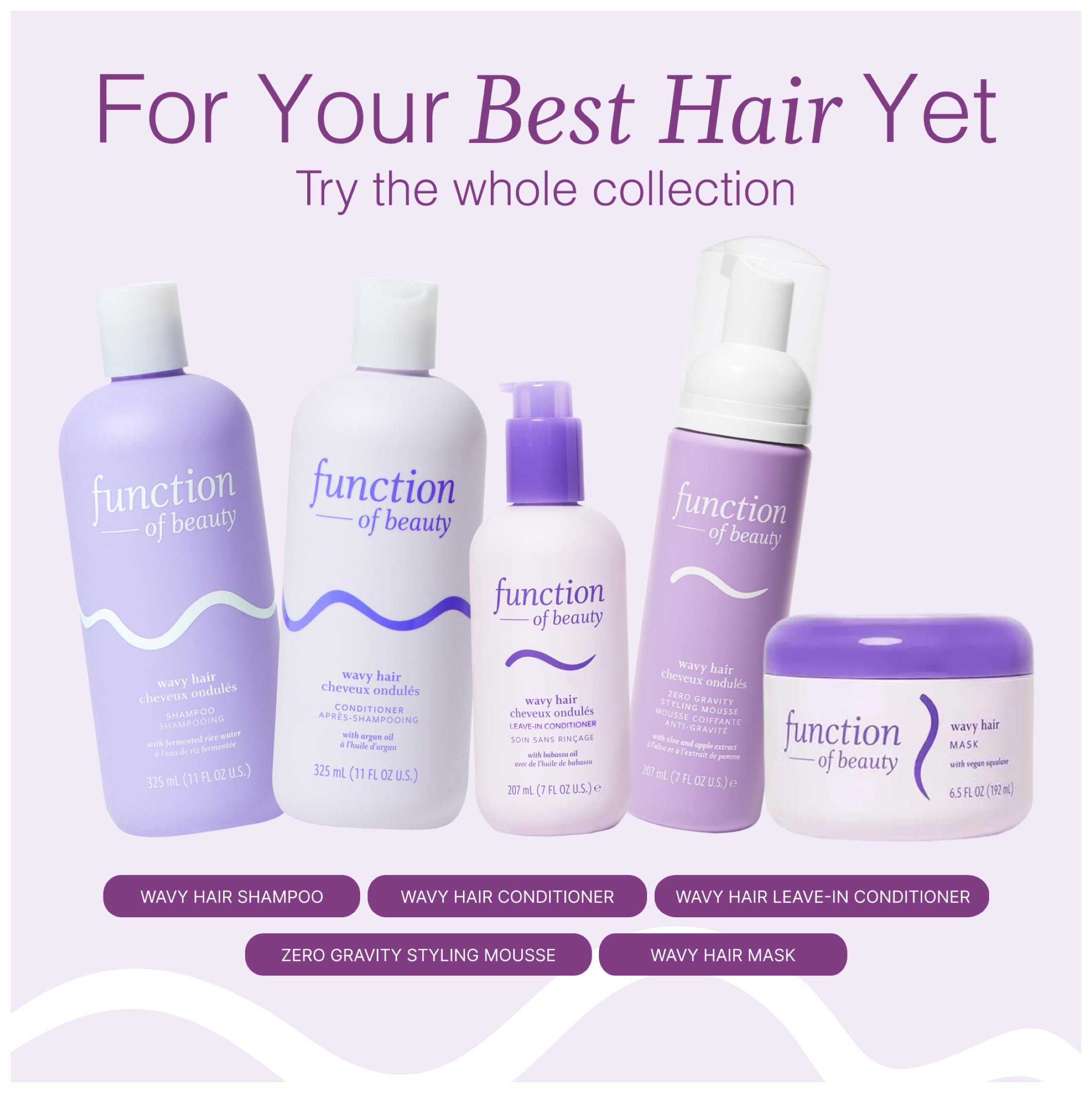 Function of Beauty bottle next to ruler showing 7 fl oz size for travel and shelf benefit
