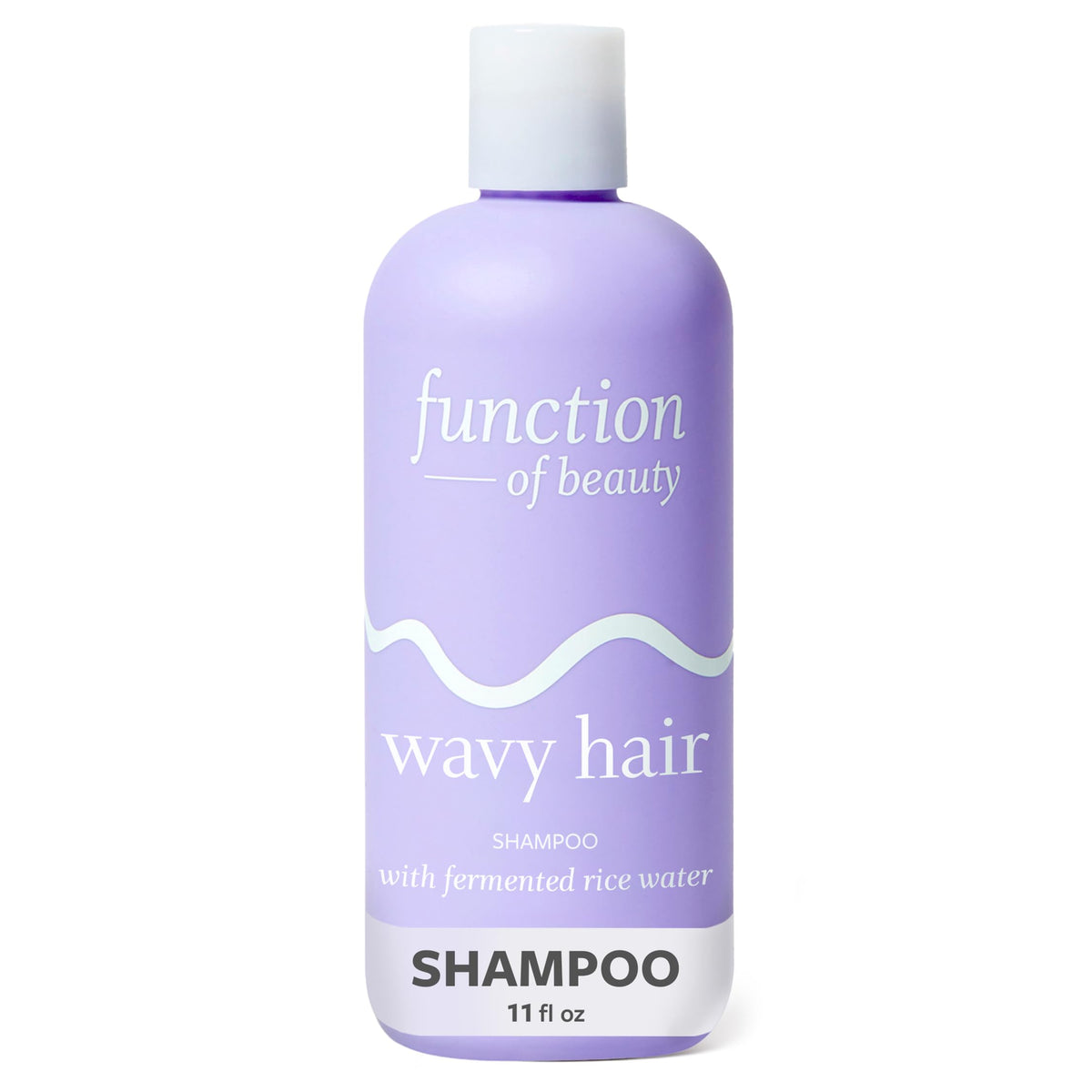 Function of Beauty front bottle view showing label and lightweight benefits