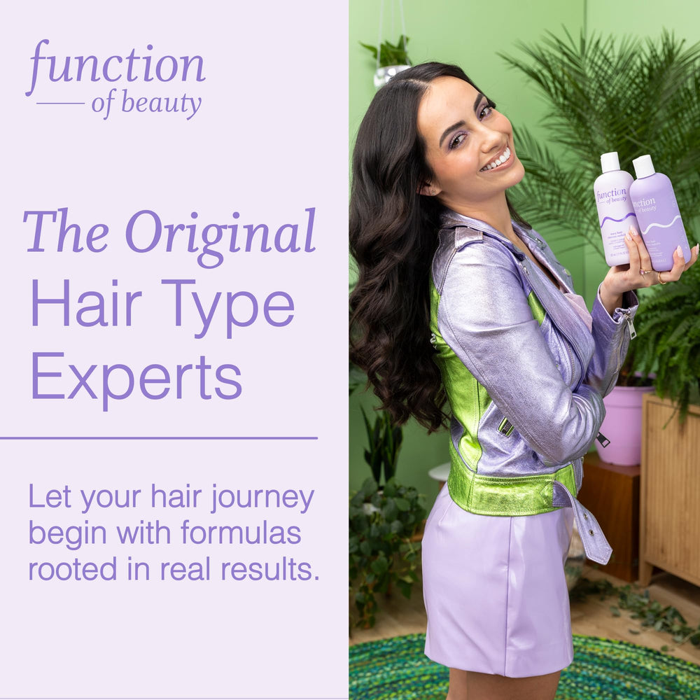 Function of Beauty shampoo and conditioner pairing for complete wave routine