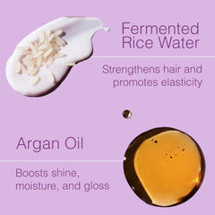 Function of Beauty close-up of creamy conditioner texture for lightweight hydration and smoothing