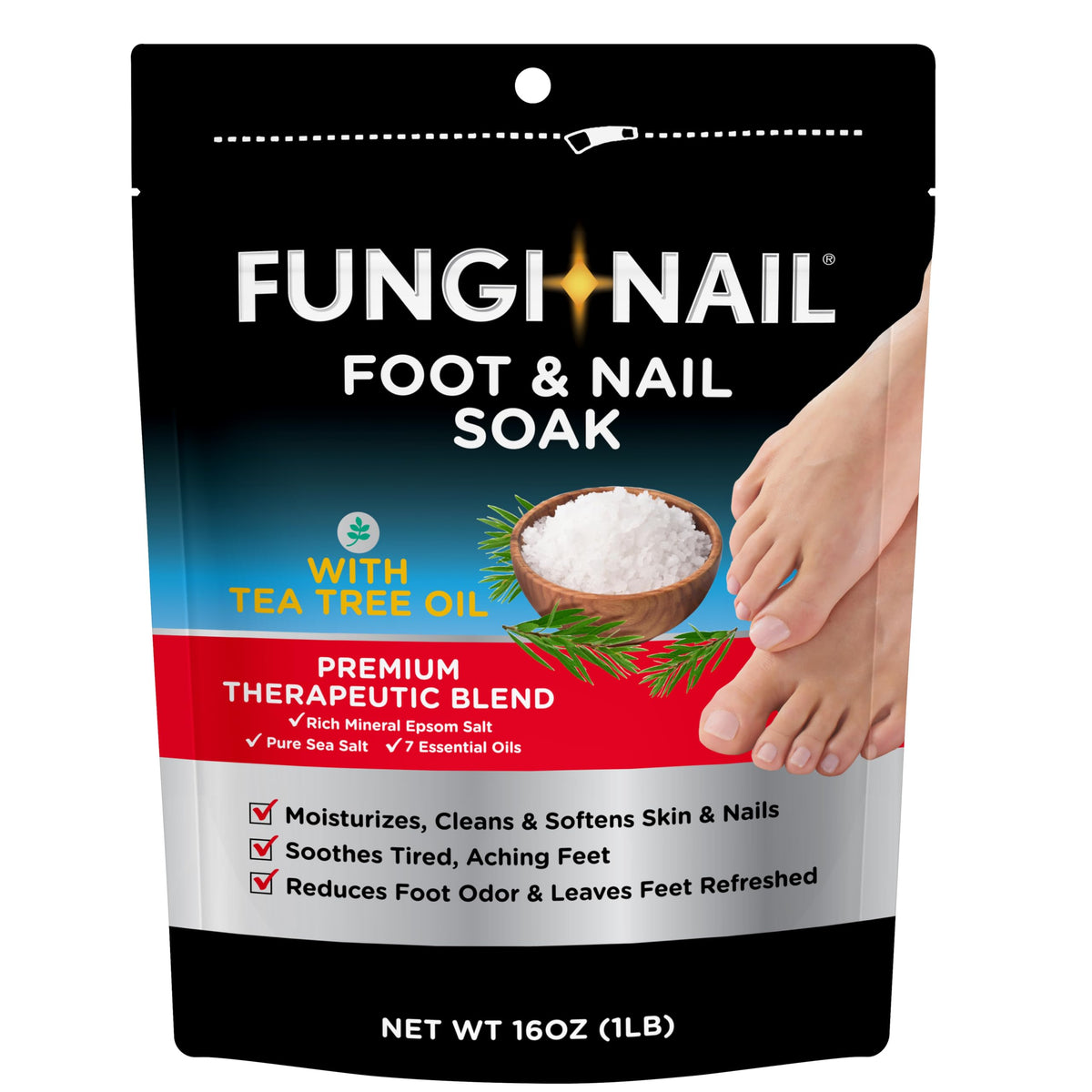 Fungi-Nail front packaging showing label and size, conveys clear product benefits