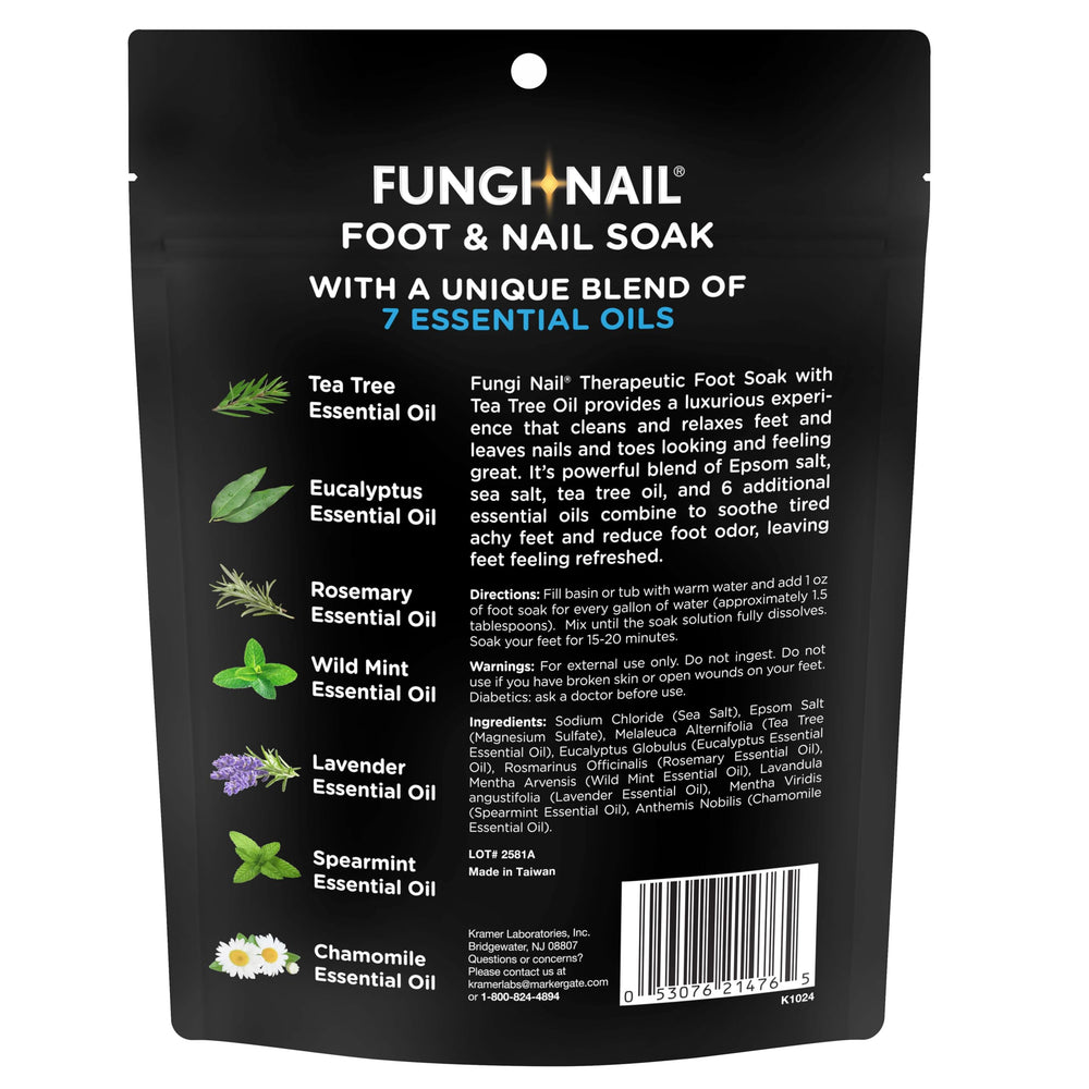 Fungi-Nail in a spa setting with towel and candle, suggesting calming self-care