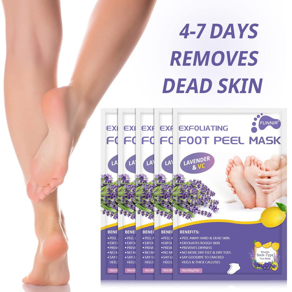 FUNNIR close-up of mask serum texture showing hydrating formula for softer feet