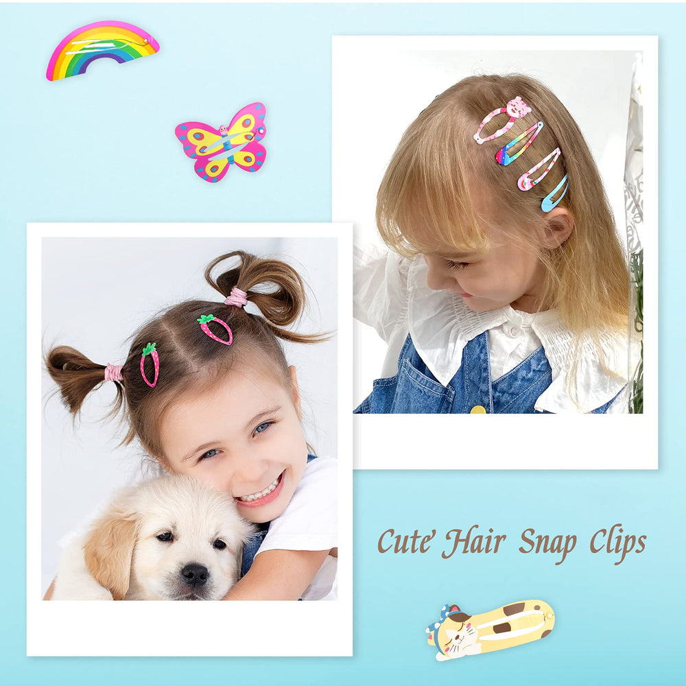Funtopia clips worn in girl's hair demonstrating secure hold and playful look