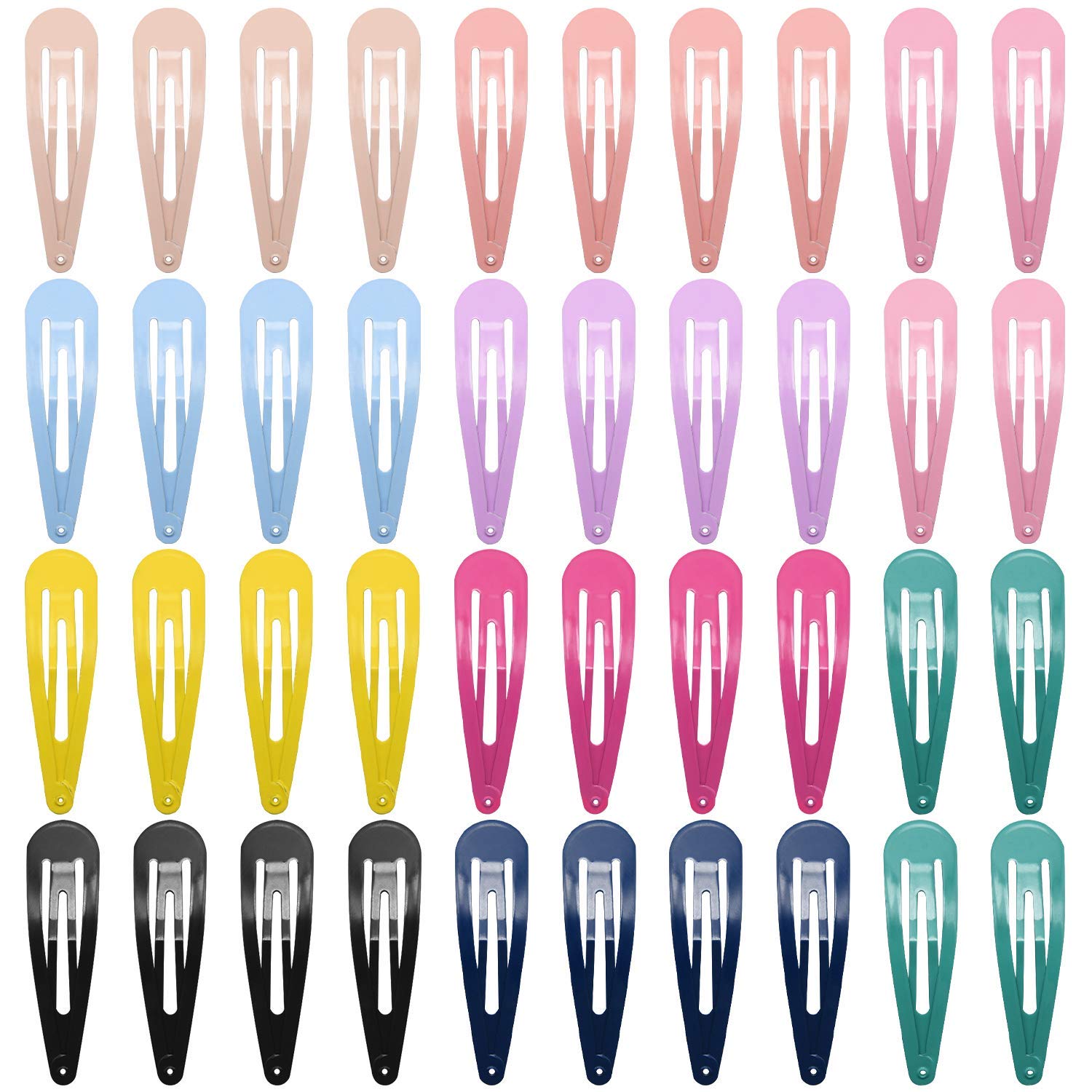 Funtopia clips styled in party hairstyle adding playful color