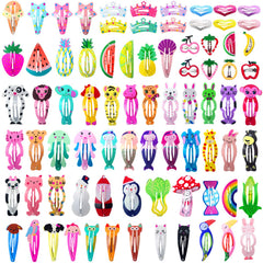 Funtopia front packaging showing full 80-piece clip assortment and playful prints