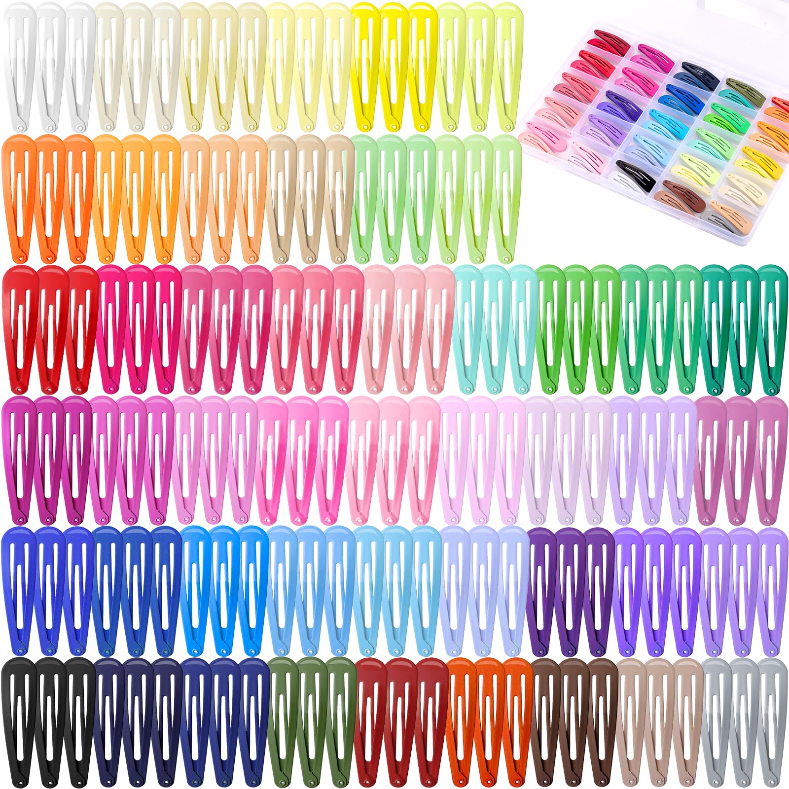 Funtopia front packaging showing the 150 colorful clips, organized and ready