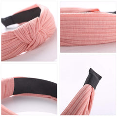 Funtopia model wearing headband in casual setting demonstrating versatile style benefit