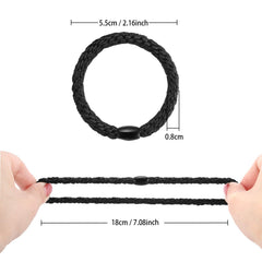 Funtopia hair tie in a high ponytail showing secure comfortable hold