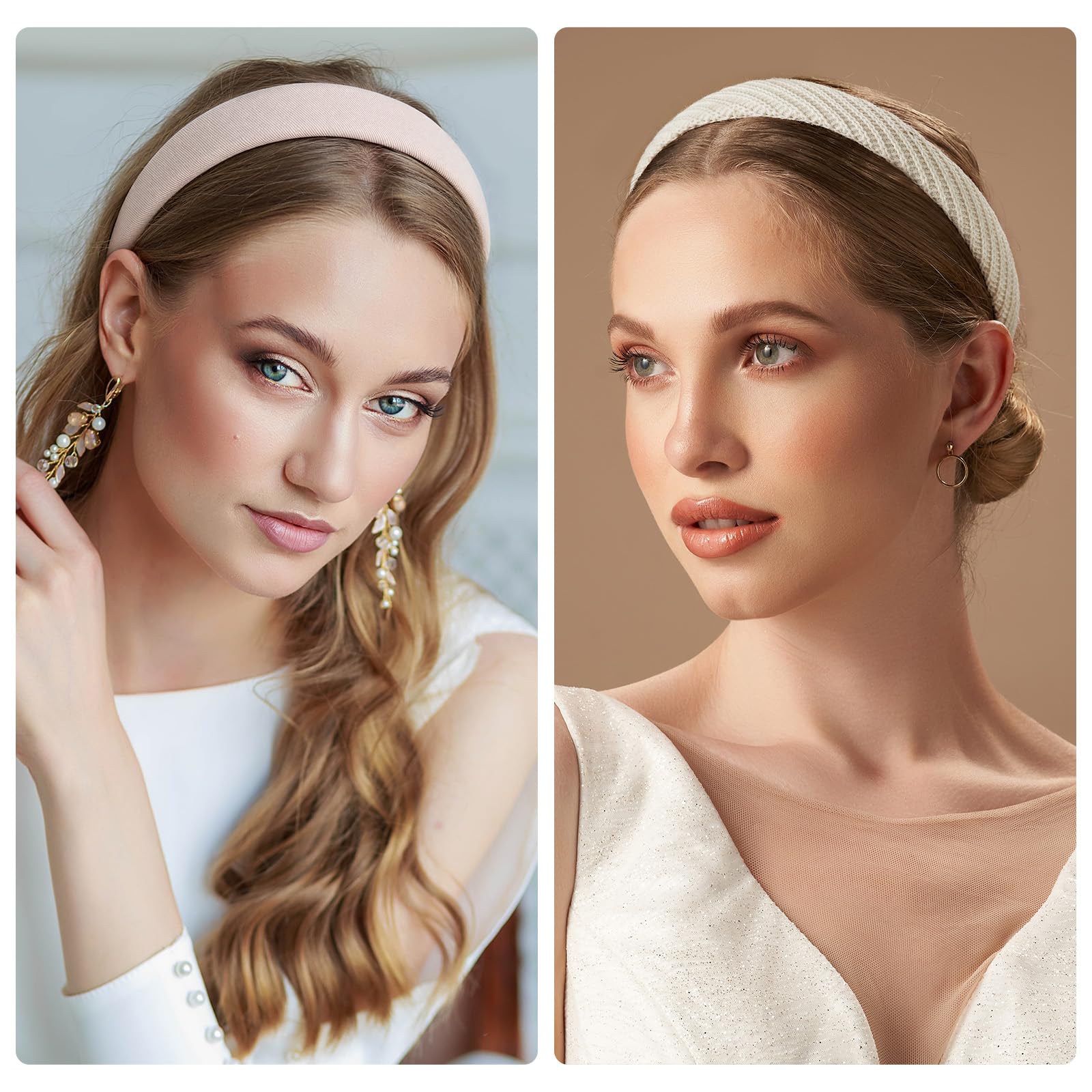 Funtopia headband worn by woman pulling hair back showing secure, comfortable hold