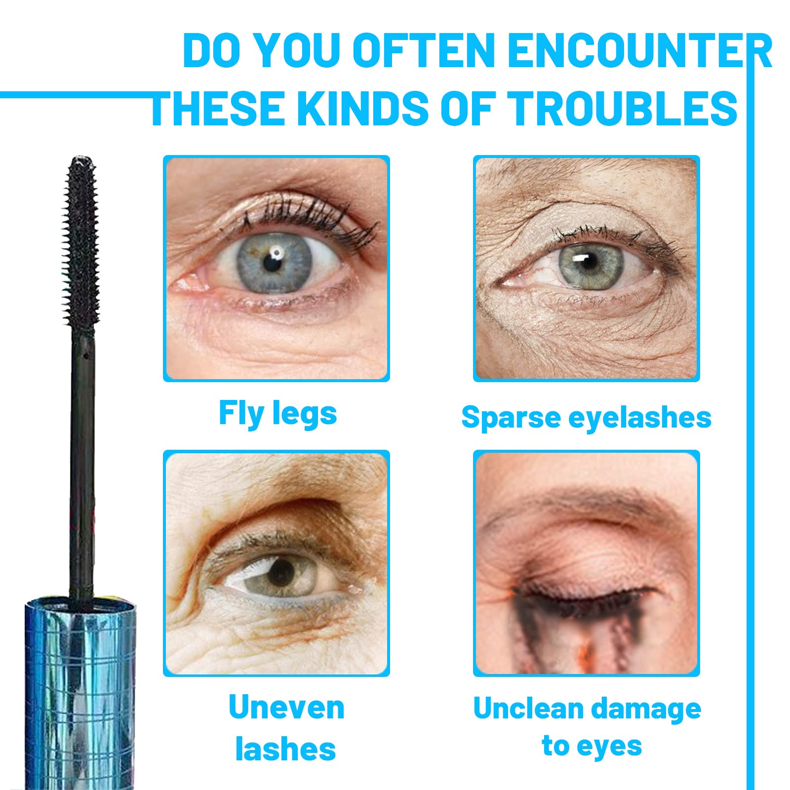 fupah application on mature eye illustrating easy targeted coverage