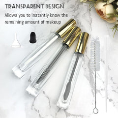 fupah wand heads close up showing brush variety for different lash effects