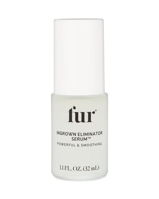 Fur bottle front view showing clear packaging and easy application benefit