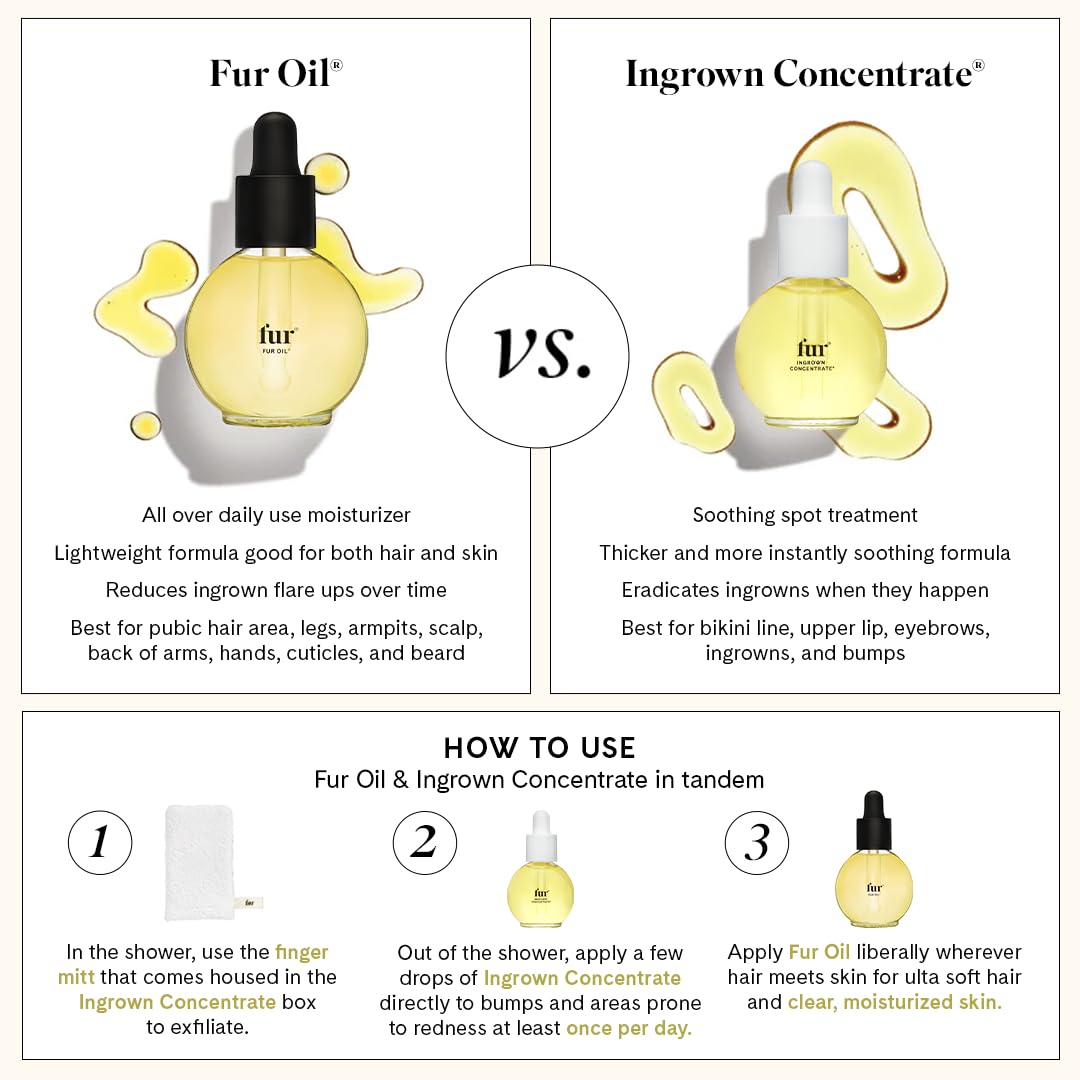 Fur oil on a bathroom shelf staged with towels to show everyday grooming routine