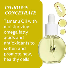 Fur oil texture spread on skin illustrating lightweight hydration and fast absorption