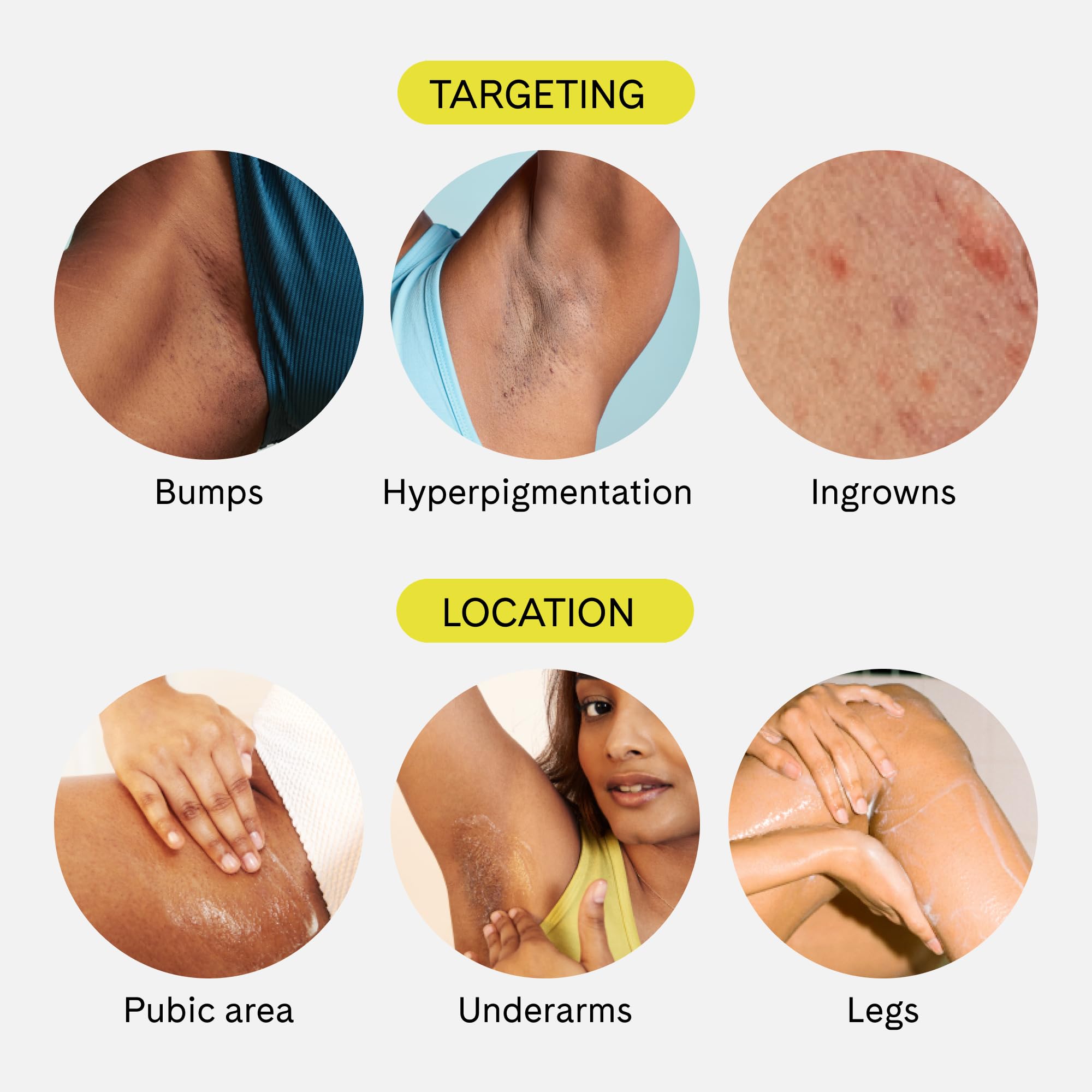 Fur pump dispensing scrub into hand for easy, controlled application