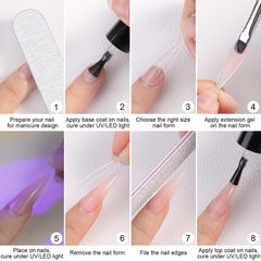 furtherpretty finished manicure lifestyle shot showcasing durable salon finish