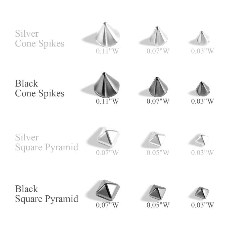 Furtherpretty flat-back stud detail showing secure adhesive-friendly design