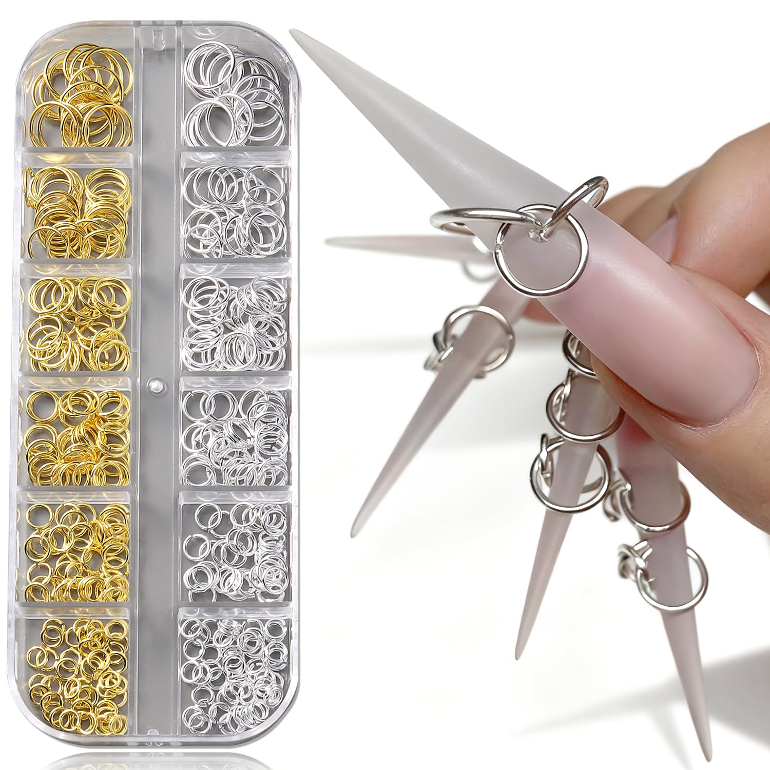 furtherpretty front packaging showing storage case and included tweezer for organized storage