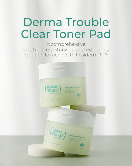 FUSIDYNE close-up dual-textured pad highlighting gentle exfoliation