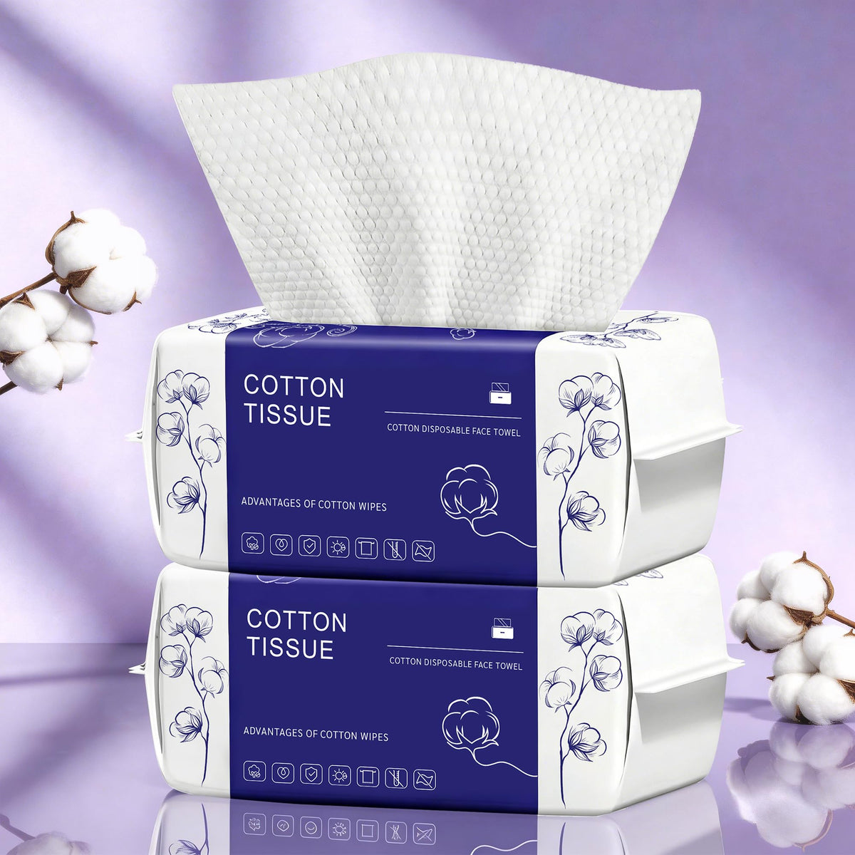 Futetui front packaging showing two-pack and size, clear benefit portable