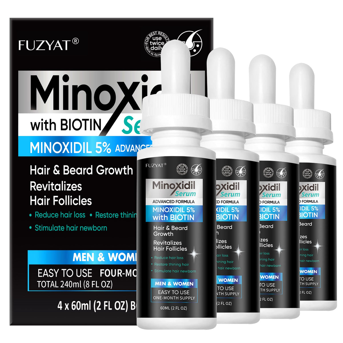 FUZYAT front packaging 240ml showing bottle and label for clear identification and benefits