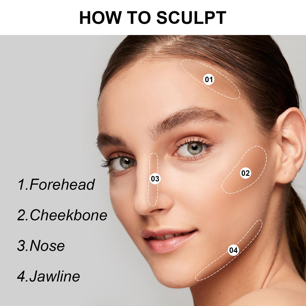 FV contour stick in a travel pouch showing portability for touch-ups