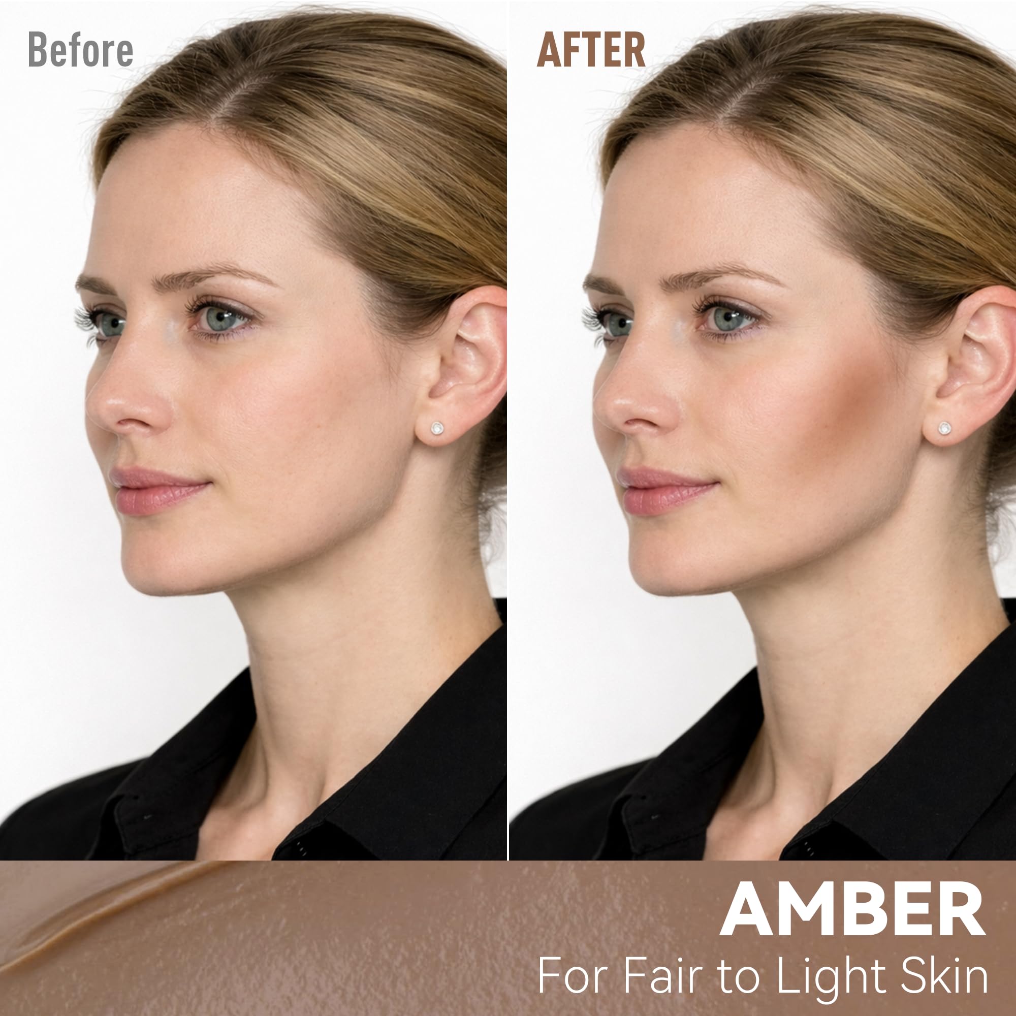 FV contour stick arm swatch demonstrating cool-toned pigment and blendable payoff