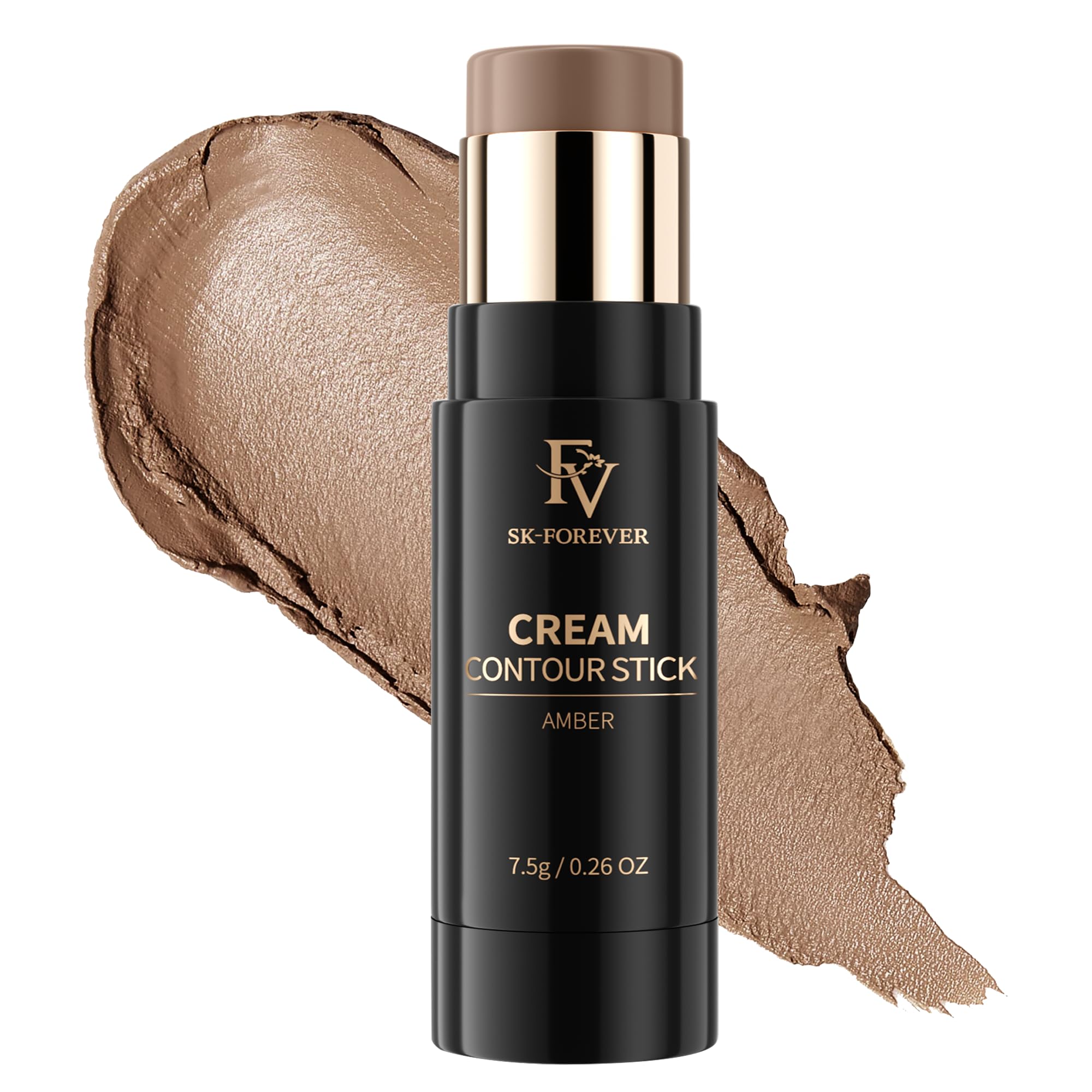 FV contour stick front view showing slim packaging and ergonomic cap for easy travel