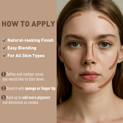 FV contour stick lifestyle mirror shot demonstrating everyday wearable finish