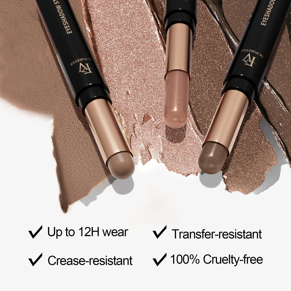 FV duo in hand size scale illustrating portable design for travel-ready makeup