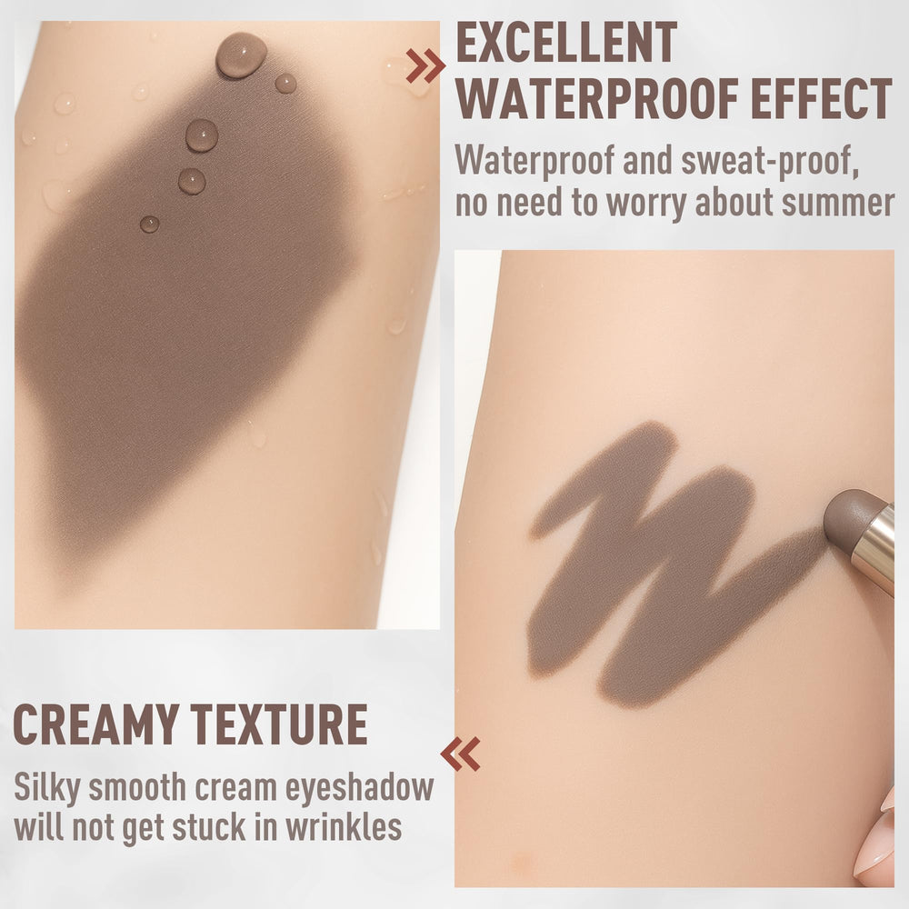 FV eyeshadow creamy texture close-up showing smooth blendability benefit