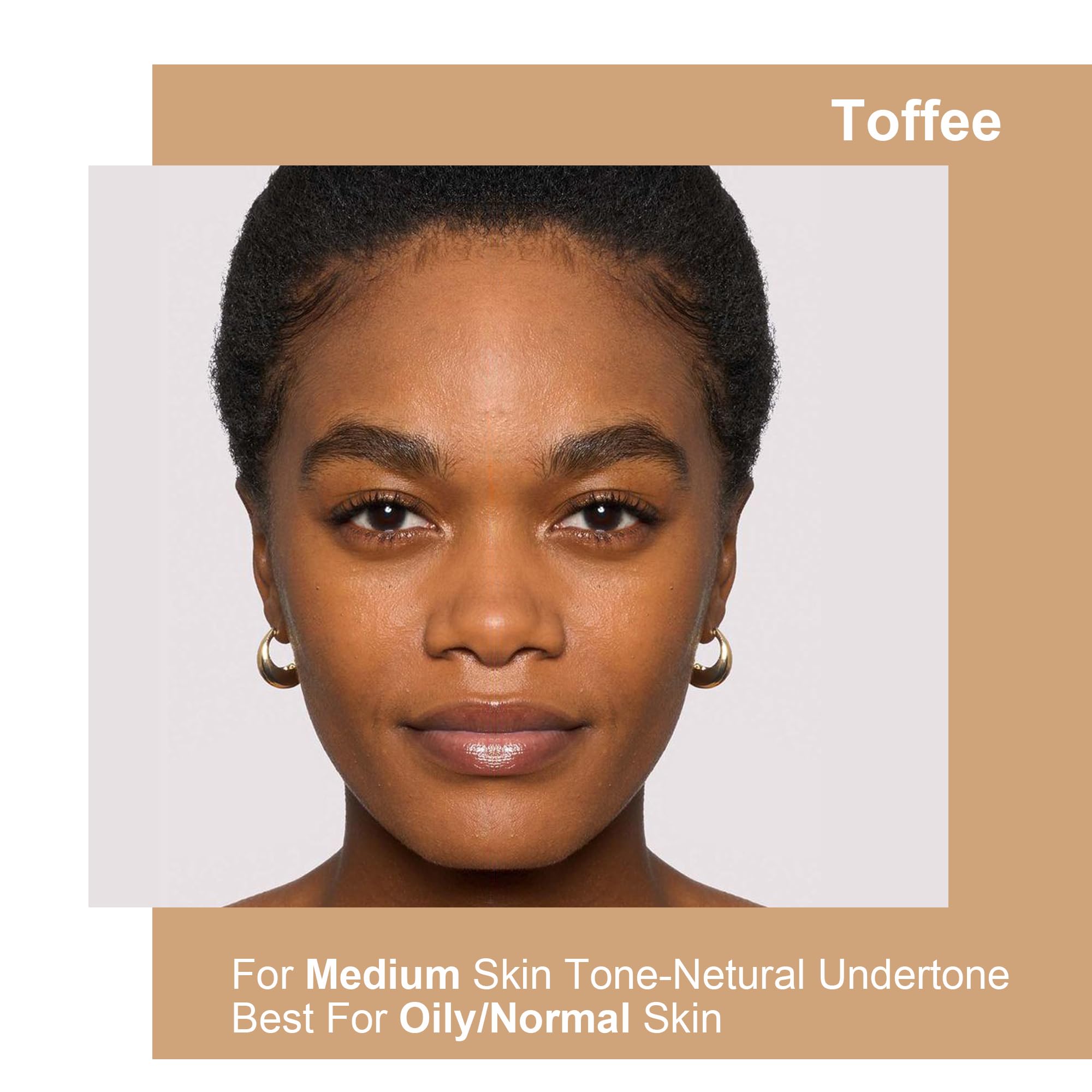 FV application with sponge showing seamless, buildable coverage